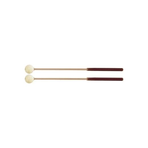 Studio 49 Pair of Medium-Hard Felt Mallets (White)