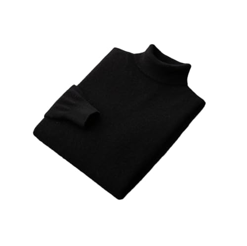 Men's Cashmere Sweater Lapel Knitted Pullover Lightweight Warm Long Sleeve Pullover Slim Fit High Collar Sweater1