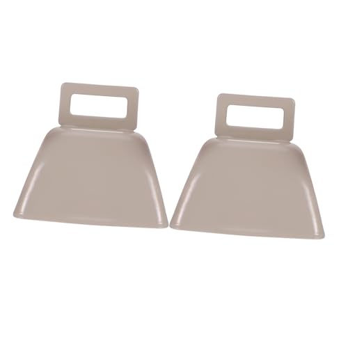GALPADA Elegant Luxury Iron Bells for Cows Sheep Horses 2 Pack Anti-Theft Grazing Bells Smooth Surface