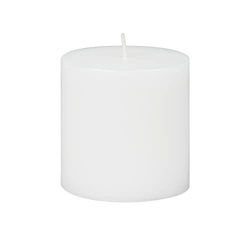 White Citronella Pillar Candle