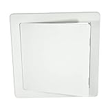 Proxinova Revisionsklappe 30x30 cm, Hochwertige ABS Plastik Revisionstür, Anpassbar, Sicherungskasten Unterputz, Schornstein Reinigungsklappe, Verdeckt Kabel, Zähler, Rohre & Mehr, Passt Bündig