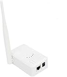 Plug&Play, einfache Verbindung durch Kodierung, Verbindung über WLAN und LAN Kabel unterstützt.Mini Router,es kann zur einfachen Installation an die Wand gehängt werden