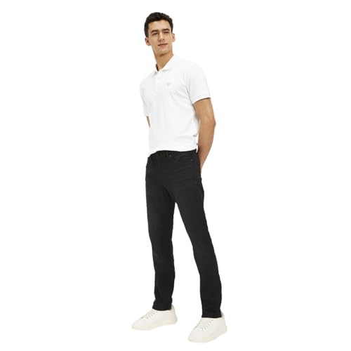 Image of Men's Slim Fit Black Jeans