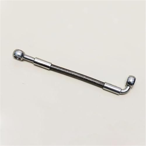 Conduite de frein en acier tressé haute durabilité avec raccords M10 ajustables