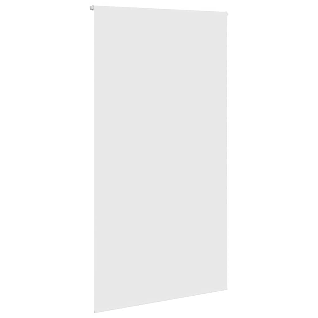 Cortina de ducha enrollable blanca 140 x 240 cm, PEVA, ancho de la tela 136 cm con riel de aluminio, protección visual, oscurecimiento, fijación sin agujeros para ventanas, baños e interiores