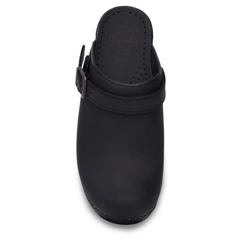 Image of Dansko Ingrid Sling Back Mule Clog for Women - Anti-Fatigue Rocker Bottom Promotes Forward Foot Motion - Premium Leather Uppers for Long-Lasting Wear