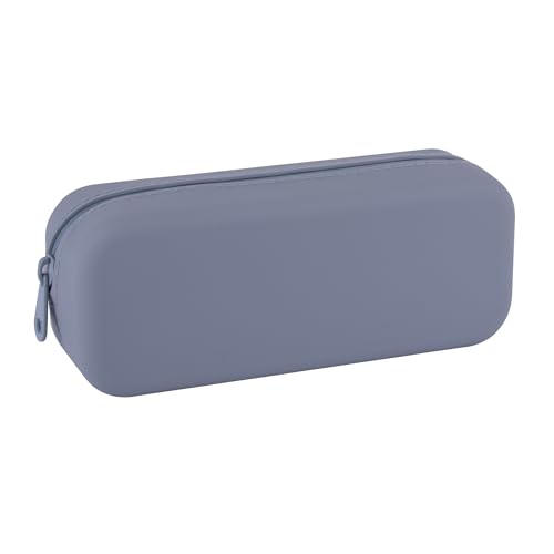 APLI 19780 - Estuche Multiusos de Silicona UpNorth Collection - Azul Celeste- Estuche Escolar de 185 x 75 x 55 mm