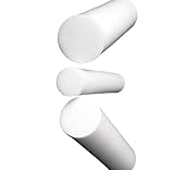 PTFE Rod - Polytetrafluoroethylene Round Rods, 300mm Length for Electronics, Mechanical Engineering & Industrial,1pcs(80mm)