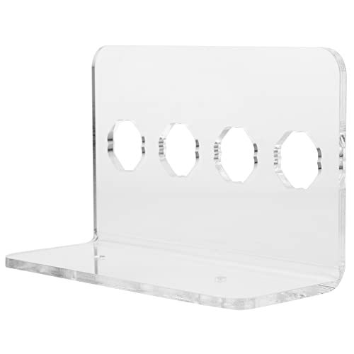 PartyKindom Hair Stylist Shear Rack Wall-mounted Scissor Holder Hair Storage Organizer Barber Tools Scissor Case