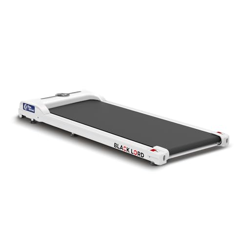 Black Lord Cinta de Correr 2,2CV - Cinta de Carrera Eléctrica con Control de Velocidad para Casa, Gimnasio y Oficina | Entrenamiento Eficaz para Caminar-Sin pasamanos, Blanco