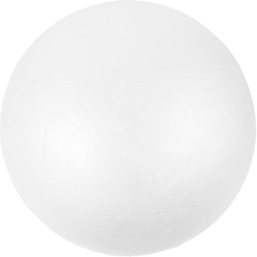 Foam Ball 7.8 inch Round Shapes Ball for Crafts Large White Baubles Balls DIY Craft Giant Foam Balls Sphere Smooth Solid Foam Balls for Arts Craft Project and Party Decoration