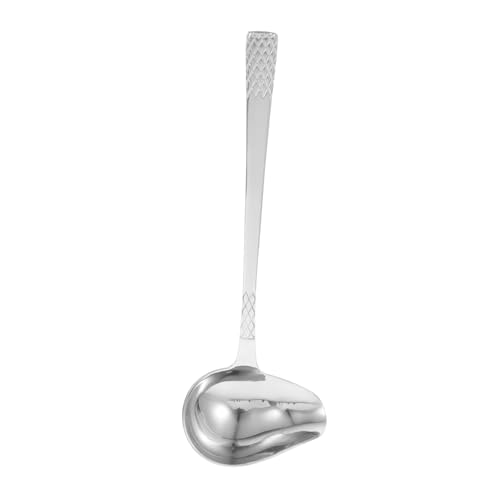 CLISPEED Cuchara De Acero Inoxidable Cuchara Sopera Coreana Cucharón Pequeño Para Salsa Cucharones Para Servir Colador Cucharón Para Salsa Cuchara Para Servir Ramen Cuchara Para