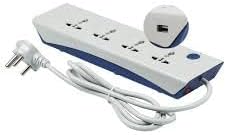 OM Electrical extetion Board with Five Pine and Switch Cable Included Dxc AC DC WL44