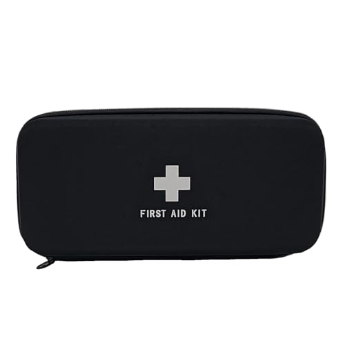 Image of First Aid Hard Case Empty First Aid Hard Case First Aid EVA Medicine Red Medical Bag for Home Health Emergency Pets Dog First Responder Camping Outdoors (Rectangle 10.4x4.7x2.4 inch)