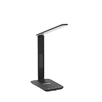 LED Desk Lamp with Wireless Charger, Suitable for Home, Office Dimmable, with USB Charging Port, Built-in Clock, Calendar, Thermometer and Automatic Timing Reading Desk Lamp. - Image 4