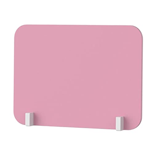 Easnea Desktop Partition Board Sneeze Guard Protective Screens Checkout Counter Privacy Divider Desk Divider Desk Privacy Panel Table Separator Panel for Testing Center, Desktop, Educational