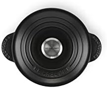 Le Creuset Enameled Cast Iron Rice Pot with Stoneware Insert, 18cm, Black
