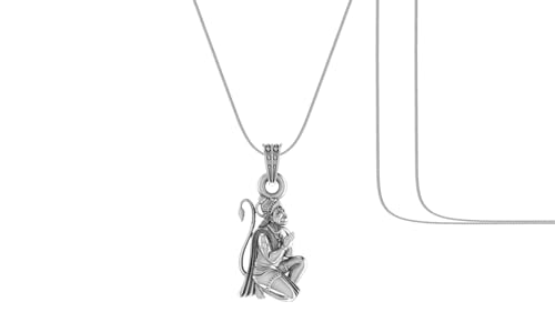 Chaîne serpent Hanuman en argent pur pour sublimer vos styles bohèmes et spirituels