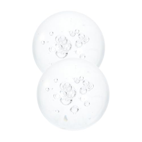 Didiseaon 2 Pièces Boule de Transparente pour Fontaine et Aquarium Décoration Feng Shui Élégante pour Intérieur Ornement Décoratif Polyvalent Verre Lot de Sphères