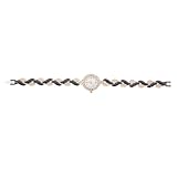 MOKKHNB Orologio da Polso da Donna Design alla Moda Bracciale a Foglia in Lega di Zinco, Leggero ed Elegante e Resistente allo Sbiadimento per Festa o Impiego Quotidiano