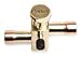 Service/Shut Off Valve,5/8 in,Copper