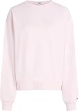 TOMMY HILFIGER Damska bluza REG SCRIPT WW0WW45430, różowa, XL, Różowy (jasnoróżowy), XL