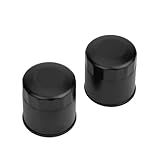 HogarTech Oil Filter Set for Hydro-Gear 52114, 539113466, 600976, 109-3321, 768341 – 2-Pack, Black, 8 x 5 x 5 cm, Lawn Mower Replacement Part