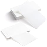 VARMDUKKE 100PCS Perm Paper for Hair, Disposable Salon Hair End Wrap Papers, High-Temperature Resistant Perm Roller Paper, Hairstyling Curling Tool for Professional Home Cold Hot Perms -White, 2 Sizes