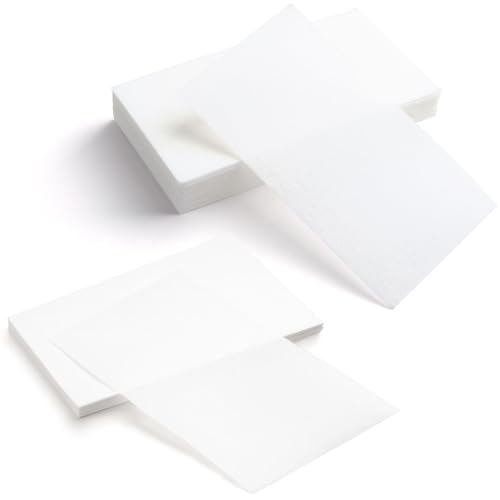 VARMDUKKE 100PCS Perm Paper for Hair, Disposable Salon Hair End Wrap Papers, High-Temperature Resistant Perm Roller Paper, Hairstyling Curling Tool for Professional Home Cold Hot Perms -White, 2 Sizes