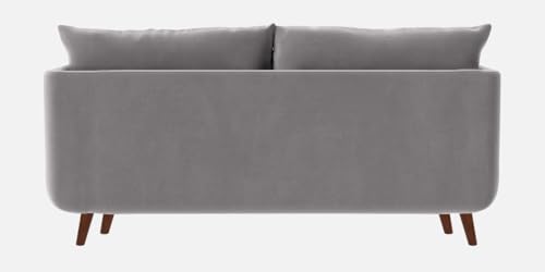 Image of Rejol Velvet 2-Seater Sofa Luxurious Comfort for Living Rooms and Offices (Grey, 2 Seater)