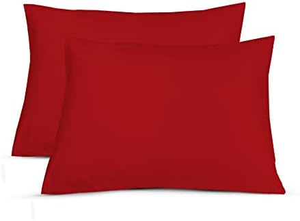Sapphire Collection 2 x Luxury Pair of Housewife Pillow Cases Non Iron Percale Bedroom Bedding Pillow Cover (Navy)