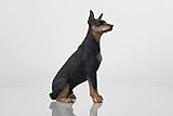 Conversation Concepts Doberman Pinscher Black with Cropped Ears Figurine