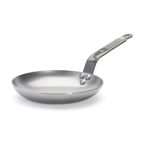 de Buyer Mineral B - Sartén para tortillas (acero al carbono, diámetro de 20,3 cm, superficie...