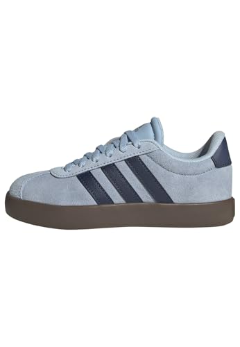 Image of adidas Unisex Kids Vl Court 3.0 Kids Shoes, Clear Sky/Night Indigo/GUM5, 2 UK