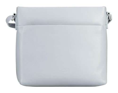 Sac à main cuir JOST Arva sacoche bandoulière femme bleu gris