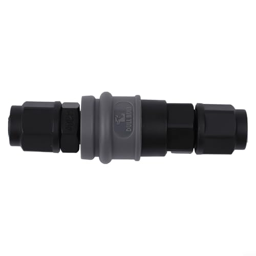 C Type Self Locking Quick Connector for Air Compressor, 8/10/12mm Pneumatic Fittings Compatible with PU Hose, Industrial Plastic Steel Coupling with(SP40+PP40)