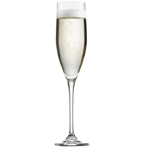 Godinger Champagne Glasses, Stemmed Champagne Flutes, Champagne Glass, European Made - 8Oz, Set Of 2 #TOP5