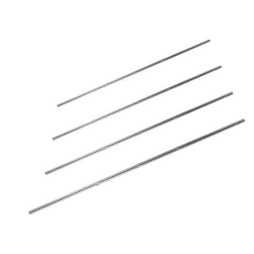 BESTonZON máquina de futbolín balones de fútbol Mesa de Juego de Futbol Palos de Futbol futbolín de Mesa Accesorio para futbolín Barra de Mesa de futbolín Maquina de Futbol Planchar Silver