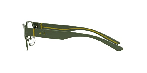 Image of Armani Exchange mens Ax1059 Rectangular Prescription Eyewear Frames