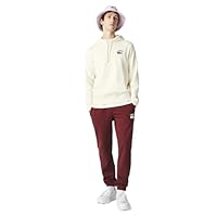 Lacoste Men's Soft Branding Hoodie, Off White, XX-Large