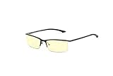 GUNNAR - Premium Gaming and Computer Glasses - Blocks 65% Blue Light - Emissary, Onyx, Amber Tint