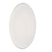 5" WHITE Door Stop Wall Protector, Knob/Handle Guard - SMOOTH Round, Self-Adhesive