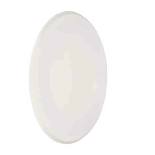 5" WHITE Door Stop Wall Protector, Knob/Handle Guard - SMOOTH Round, Self-Adhesive
