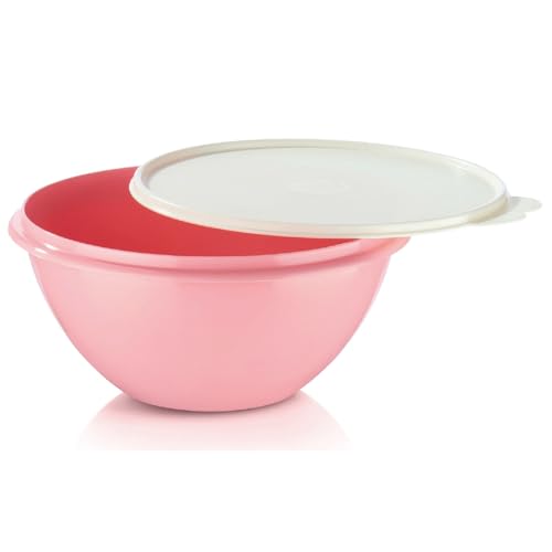 Tupperware Kühlschrank Wunderschüssel Wunder-Schüssel 2,4 L Pastellrot + Hängelöffel