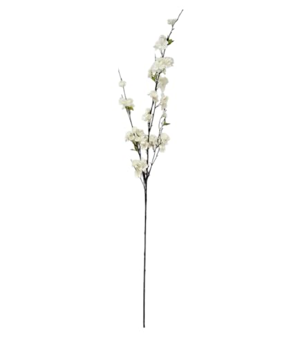 Ekilikua Home Rama con Flores de Almendro XL Flores Artificiales | Flores Decorativas | Flor de Almendro en Rama | Ideal para decoración, florero, Bodas, Regalos (Flor Almendro)