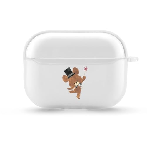 ���܂̂������� AirPods Pro �P�[�X AirPods Pro ��2����/��1���� �P�[�X TPU�f�� ���C�����X�[�d�\ �y�� �L�Y�h�~ �ϏՌ� ��LED���C�g �t�b�N�t��