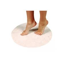  Tappetino TNT diam. 40 cm circolare solarium colore bianco 50 pz