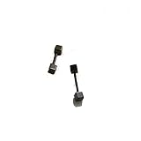 925 Sterling Silver Stud Earrings, Square Screw Twist Stud Earrings, Sleep Free Stud Earrings (Black