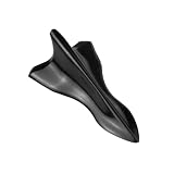 jojofuny Antenna Pinna Squalo Auto Nera in Plastico Leggero per Tetto Design Elegante e Facile Installazione Accessori Auto