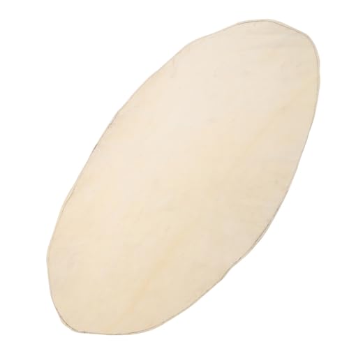 DECHOUS Peau de Chèvre pour Tambour Membrane Plate Résistante Déchirure Accessoire Remplacement pour Djembé et Percussions Africaines et Facile à Installer
